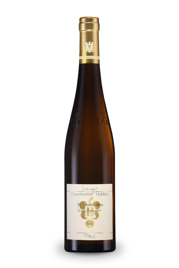 Leckerer Weißburgunder vom Weingut Ökonomierat Rebholz Im Sonnenschein GG Weißer Burgunder trocken 2021 aus der Pfalz