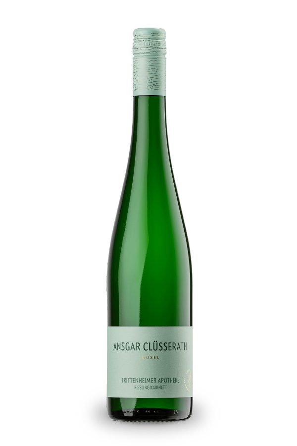 Leckerer Riesling Pinot Blanc von Ansgar Clüsserath Trittenheimer Apotheke Kabinett fruchtig 2021 von der Mosel